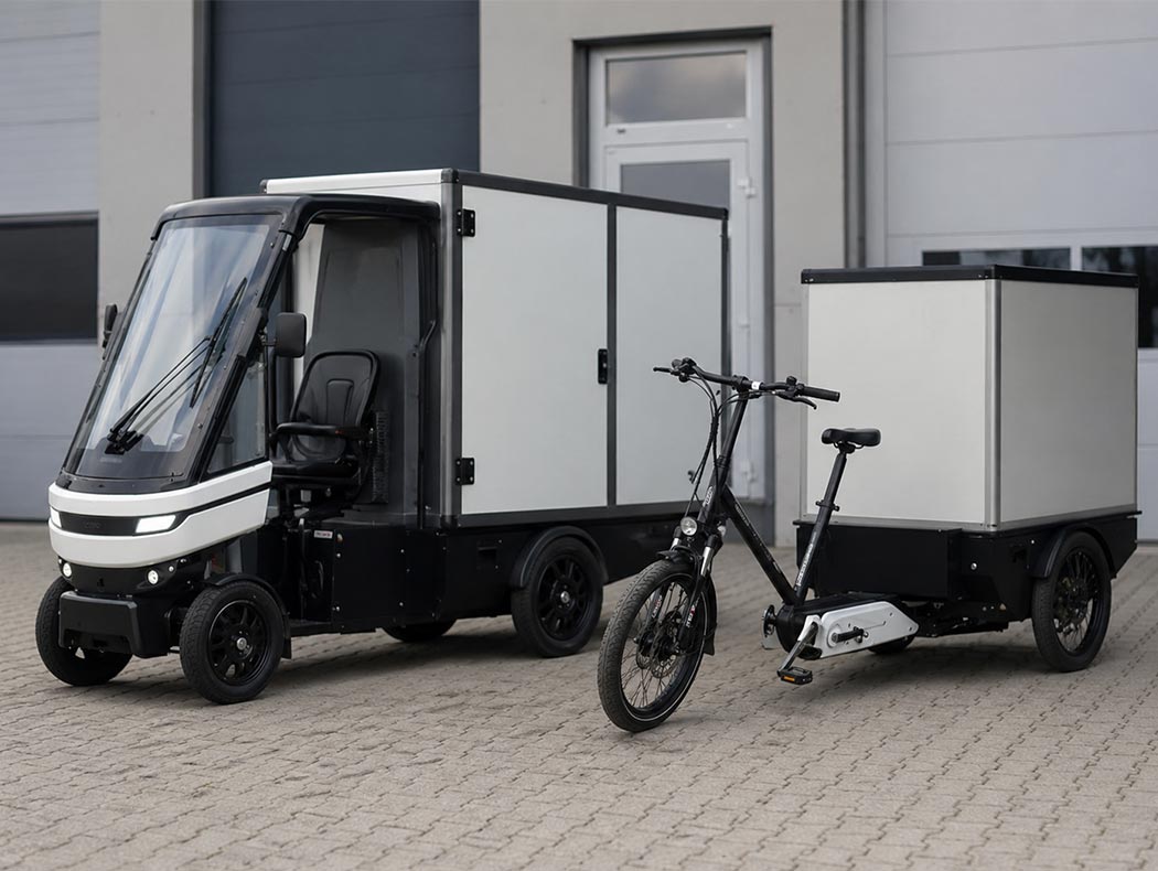 Livraison de palettes à vélo cargo